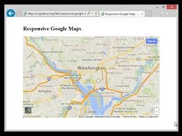 How To Embed Google Maps In Responsive Websites