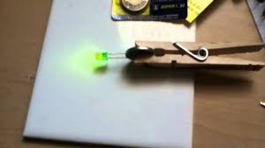 Make An Led Light On A Coin Battery Youtube
