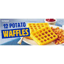 What exactly is a potato waffle? Iceland 12 Potato Waffles 680g Potatoes Iceland Foods