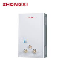 Rather than using electricity to directly generate the heat, they actually use the electricity to move around a compressed gas. China 6l 8l 10l Geyser Gas Water Heater Shower Copper Heating Element China Gas Water Heater Price