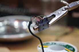 This can cause interference in the form of static and noise on the line. Iron Tips Soldering Headphones And Enamel Wire Hackaday