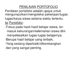 Tugas mengamati gambar/fenomena geografi selanjutnya dalam buat dalam bentuk deskripsi 3. Penilaian Portofolio Penilaian Portofolio Adalah Upaya Untuk Mengumpulkan Mengoleksi Pekerjaan Tugas Tugas Karya Siswa Selama Waktu Tertentu Isi Portofolio Ppt Download