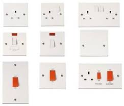 L113n 13a 1 gang sp switched Polar 13a 20a 45a Switched Socket Outlet Cooker Plate Fused Spur With Neon White Ebay