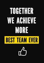Appreciation Gifts For Employees Together We Achieve More Best Team Ever Appreciation Gifts For Employees Work Team Appreciation Gifts Thank You Gifts In 2021 Inspirational Team