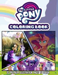 To do this, click on the picture you like and it will be opened in full size — at the bottom of the picture click download and it will be saved on your computer. My Little Pony Coloring Book 70 Premium Illustrations To Color For Adults And Kids Boys Girls Encourage Creativity With One Sided Coloring Pages About Iconic Scenes And Characters Campbell James Hj 9798710588178