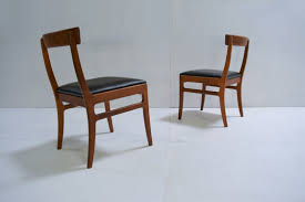 Next auction date wednesday 11 december 2013 catalogue lot description 1 two 1960's slim frame rocking chair & one other matching 2 set of four quartered oak back dining chairs 3 pale oak vintage dressing table & matching three drawer chest. Six Parker Teak Dining Chairs Labelled Vintage Th Brown Sons Era Invisedge