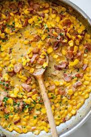 Creamy Bacon Corn Pasta Simply Delicious Recipe Recipes Corn Pasta Bacon Dinner