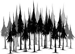 Beccy S Place Pine Forest Freebie Forest Silhouette Pine Tree Silhouette Tree Silhouette