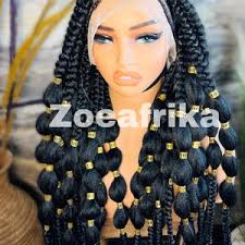 Buy Ready to Ship Next Day2days FREE SHIPPING Full Lace Braided Wig,box  Braids,knotless Braid Wig,braid Wig, Braided Wigs for Black Women Online in  India
