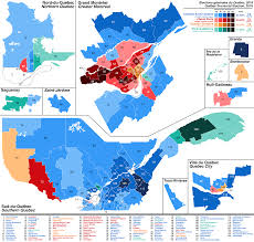 Fichier Quebec General Election 2018 Results By Riding Svg Wikipedia