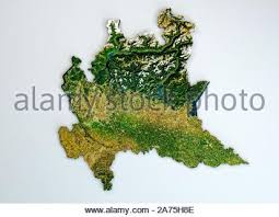 Ma non ci sono solo le montagne, i mari o fiumi, ma anche i confini nazionali e di. Vista Satellitare Della Regione Lombardia L Italia 3d Render Cartina Fisica Della Lombardia Pianure Montagne Laghi La Gamma Della Montagna Delle Alpi Foto Stock Alamy