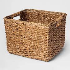 13 inch long x 13 inch wide x 11 inch high. 11 X13 Aseana Large Milk Crate Natural Threshold Target