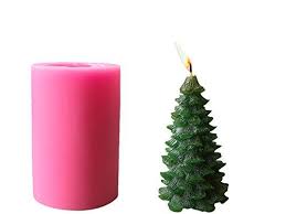 Homankit Silicone Christmas Pine Tree Candle Molds Soap Molds Baking Molds Ideal Moulds For Diy Xmas Candle Making Diy Xmas Candles Candle Making Candle Molds