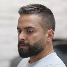 In this kind of situation, it's best to go with something on the shorter style to complement the beard without overshadowing it. New Long Top Short Mens Hairstyles Longtopshortmenshairstyles Mens Haircuts Short Men S Short Hair Short Hair With Beard