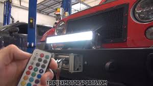 Remote Control Auxbeam Led Light Bar Install Review And Promo Youtube