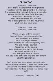 Blink 182 We Can Live Like Jack And Sally Lyrics Blink 182 Blink 182 Thoughts And Feelings I Miss You