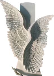 Unsere Bildhauer Verleihen Selbst Schwerem Marmor Flugel Doppelengelsflugel Aus Pergamonn Marmor Grabstein Engel Flugel Grave In 2020 Grabstein Steinkunst Steine