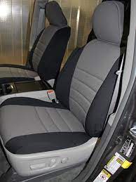 Each seat protector includes a set of pillow anchors which slip between the seat back and seat base, securing the seat protector in place. Toyota Sienna Seat Covers Wet Okole Hawaii