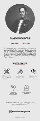 El libertador simón josé antonio de la santísima trinidad bolívar y palacios, murió el 17 de diciembre de 1830, a los 47 años de edad, en la ciudad de santa marta, colombia. Simon Bolivar Biografia De El Libertador Resumen De Vida Datos Y Mas