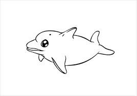 Dolphin coloring pages for kids. Free 8 Dolphin Coloring Pages In Ai