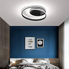 On a flat surface, attach the adjusted chain to the light fixture. Axshine Ceiling Light Fixture Modern Led Ceiling Lamp Home Modern Metal Natural White Recessed Installation Light Creative Round Ceiling Decorative Lights Bedroom Bedside Aisle Hallway Lighting Pricepulse