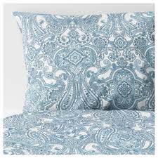 È un'altra cosa, ho due copripiumini da 8 anni e uno comperato un anno fà, bellissimi, lavati e stalavati. Jattevallmo Duvet Cover And Pillowcase S White Blue Full Queen Double Queen Ikea Federa Copripiumino Set Copripiumino