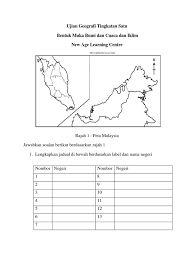 Hal ini disebabkan karena banyak kawasan malaysia yang berbatasan. Latihan Peta Malaysia Google Search Peta Malaysia Chart