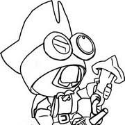Süper yeteneği, düşme bölgesindeki düşmanlara hasar verebilen ve ekibinizin kullanması için bir güç bırakan bir tedarik. Kleurplaten Brawl Stars Starr Force Morning Kids