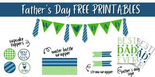 Wish your dad/ someone who's like your. Father S Day Free Printable Banner Party Decor Originalmom