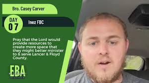 It's finally the weekend EBA! Join us in Day 7 of Week of Prayer as Brother  Casey Carver of Inez First Baptist Church leads us in prayer with today's  request. Check back here the rest of the weekend ...
