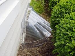 This durable plastic cover also aids in insulating your basement to conserve energy. Plastic Window Well Cover Basement Windows Egress Window Covers Custom Stonescaping