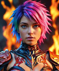 Flame Robin. Free Face Swap