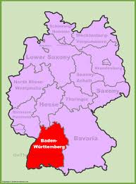 The first recorded mention of waldenburg dates from 1253. Baden Wurttemberg Location On The Germany Map