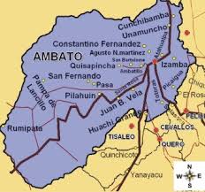 Resultado de imagen para AMBATO LOCALIZACION