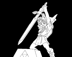 Zelda is a series of action adventure video games developed by nintendo and japanese designers shigeru miyamoto and takashi tezuka.the purpose of the game? Zelda Coloring Page Coloringcrew Com