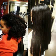 Chi Transformation Not As Damaging As A Chemical Relaxer Relaxed Hair Permed Hairstyles Straightening Natural Hair