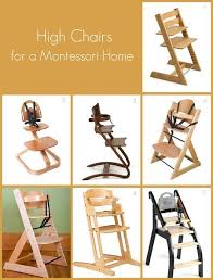 high chairs for a montessori home montessori furniture baby high chair stokke high chair