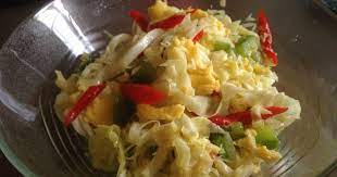 Resep Tumis Kol Paprika Orak Arik Telur Oleh Yosephine Recipe Resep Tumis Makanan Resep Masakan Indonesia