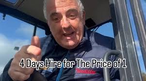 ⚠️4 DAYS HIRE FOR THE PRICE OF 1 ⚠️, Hire any item this Friday and keep  until Tuesday...only pay for 1 day, That’s 4 days for the price of 1 at  Watson Hire , Call to book
