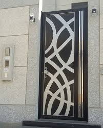 ابواب ابواب ليزر ابواب حديد ابواب خشب بارتيشنات تصاميم للتواصل محمود صبري 0533360696 أبواب حدي Doors Interior Modern Door Gate Design Iron Doors