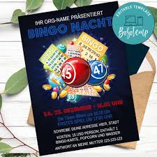 May 22, 2021 · babyshower spiel bingo zum drucken | när presentöppningen sen börjar är det bingo som gäller för gästerna. Druckbare Bingo Nacht Poster Einladung Sofortiger Download Bobotemp