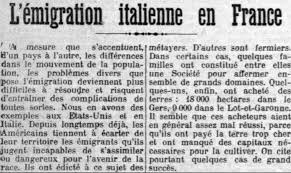 Résultat de recherche d'images pour "immigration italienne 1950"