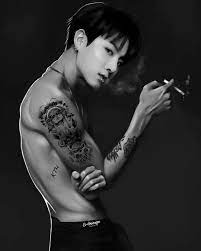 Beg For Me Vk Jungkook Abs Jungkook Bts With Tattoos
