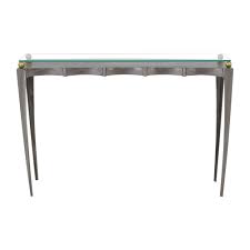 They employ 7500 employees over 100 stores in the united states and canada, with franchises in countries in europe. 61 Off Crate Barrel Crate Barrel Pia Console Table Tables