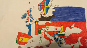 A satirical map of europe, 1914. Europe 1914 Polandball Amino