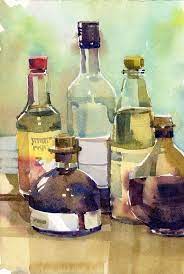 Vinegars The Sketchbook Watercolor Still Life Watercolor Still Life Art