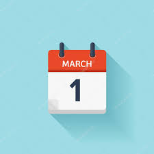 Mar 1, tuesday, carnival / shrove tuesday / pancake day, observance. March 1 Vector Flat Daily Calendar Icon Date And Time Day Month Holiday Stock Vector Image By C Floral Set 99471162