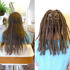 What's instantly obvious is how much texture you get when you decide to braid dreadlocks, as well as the extra volume. How Much Do Dreadlocks Shrink In Length That Is One Of The Most Common Dreadlocks Questions That I Get We One Dreadlock In Hair Dreadlocks Girl One Dreadlock