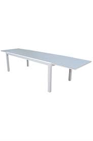 If you want to add extra seating to a dining table, pick a mix of dining chairs and a bench to accommodate a few more guests. Extendable Tempered Glass Powder Coated Aluminum Dining Table Modern Luxury