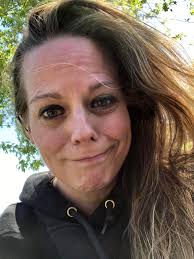 I had to take a selfie with the stop sign I caused getting put in from my  accident